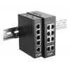 D-Link 8-poorts unmanaged industriële switch met 8 x 10/100 BaseT(X)-poorten
