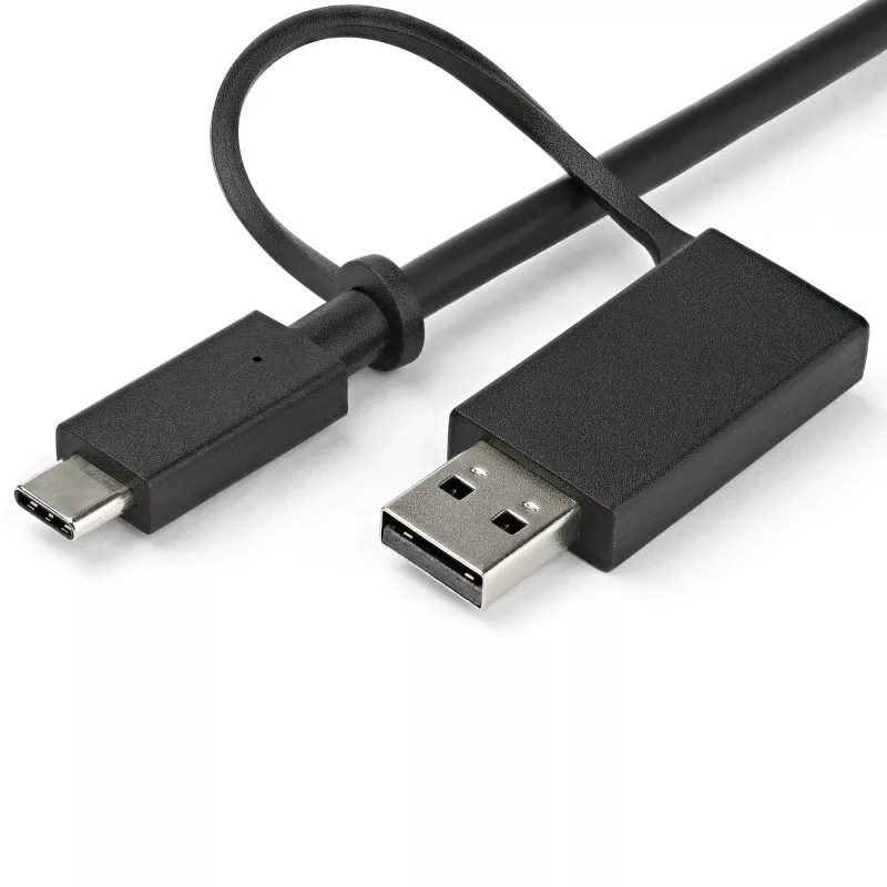 StarTech.com universele laptop-dockingstation, hybride USB-C & USB-A dock, dual 4K DP & HDMI, 60W PD, Mac / Windows / Chrome OS, 4x USB 5Gbps hub, GbE