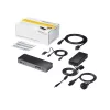 StarTech.com universele laptop-dockingstation, hybride USB-C & USB-A dock, dual 4K DP & HDMI, 60W PD, Mac / Windows / Chrome OS, 4x USB 5Gbps hub, GbE