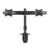 AG Neovo DMC-02D dubbele monitorstandaard voor bureau, 15-24 inch (61 cm), max. 12 kg per scherm, VESA