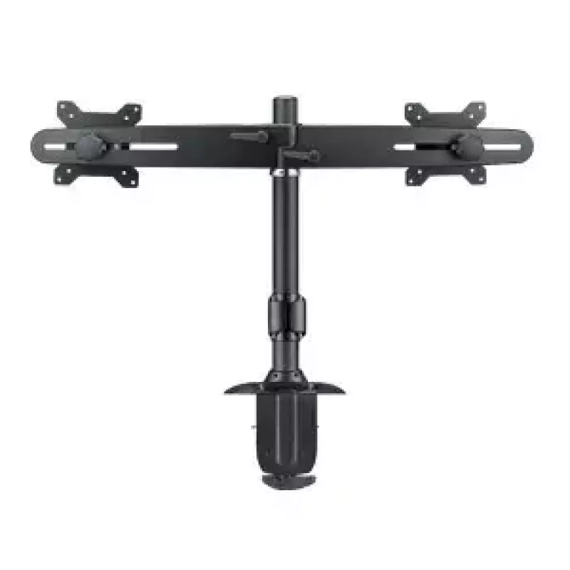 AG Neovo DMC-02D dubbele monitorstandaard voor bureau, 15-24 inch (61 cm), max. 12 kg per scherm, VESA