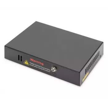 Digitus 4-poorts Gigabit 4PPoE extender 802.3at 60W zwart