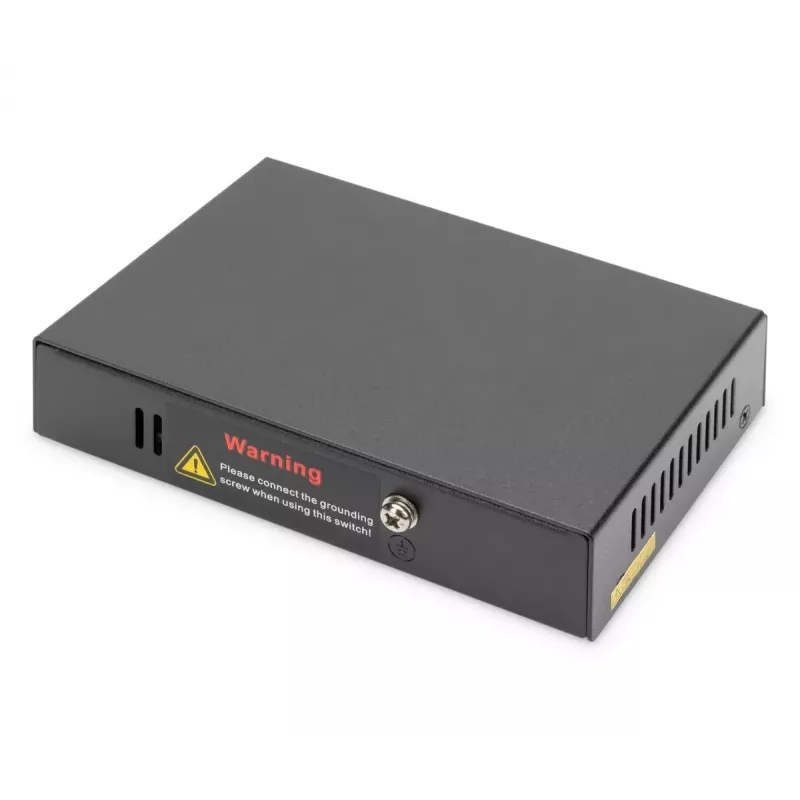 Digitus 4-poorts Gigabit 4PPoE extender 802.3at 60W zwart