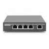 Digitus 4-poorts Gigabit 4PPoE extender 802.3at 60W zwart