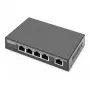 Digitus 4-poorts Gigabit 4PPoE extender 802.3at 60W zwart