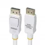StarTech.com 10ft (3m) witte VESA-gecertificeerde DisplayPort 1.2-kabel, 4K 60Hz, 21,6 Gbit/s, vergrendelbare DP-stekkers, DP 1.2 DisplayPort-kabel, DP-monitorkabel, M/M