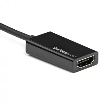 StarTech.com DisplayPort-naar-HDMI-adapter - 4K 60Hz actieve DP 1.4 naar HDMI 2.0 videoconverter - DP naar HDMI monitor/TV/display kabeladapter dongle - vergrendelbare DP-stekker