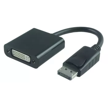 Microconnect DPDVI015 Videokabel-adapter 0,15 m DisplayPort DVI-I zwart