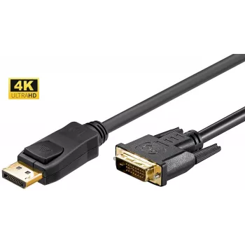 Microconnect DP-DVI-MM-300 Videokabel-adapter 3 m DisplayPort zwart