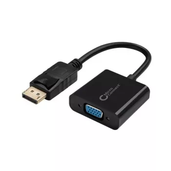 Microconnect DPVGA15CM Videokabel-adapter 0,15 m DisplayPort VGA (D-Sub) zwart