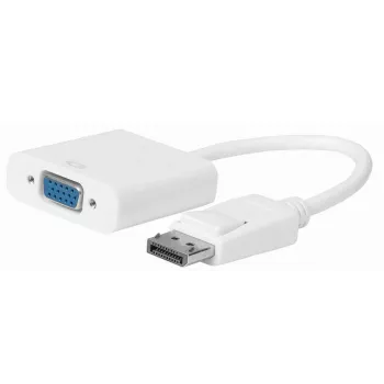 Microconnect DPVGA15CMW Videokabel-adapter 0,15 m VGA (D-Sub) DisplayPort wit