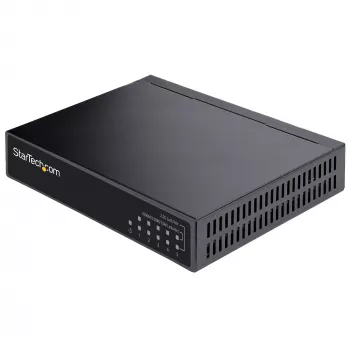 StarTech.com unmanaged 2.5G switch – 5-poorts gigabit switch – 2.5GBASE-T unmanaged ethernet switch – ethernet splitter – DIN-rail- of wandmontage – multi-gigabit – auto-MDIX – 9K jumbo
