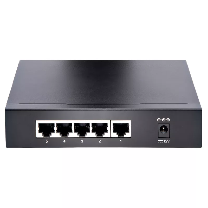 StarTech.com unmanaged 2.5G switch – 5-poorts gigabit switch – 2.5GBASE-T unmanaged ethernet switch – ethernet splitter – DIN-rail- of wandmontage – multi-gigabit – auto-MDIX – 9K jumbo