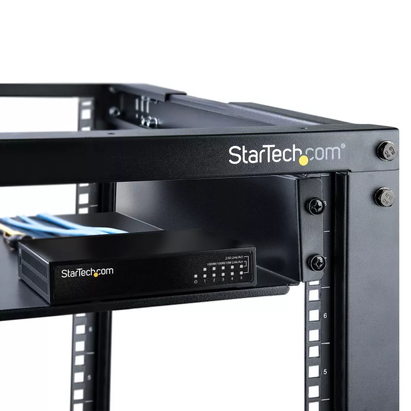 StarTech.com unmanaged 2.5G switch – 5-poorts gigabit switch – 2.5GBASE-T unmanaged ethernet switch – ethernet splitter – DIN-rail- of wandmontage – multi-gigabit – auto-MDIX – 9K jumbo