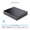 StarTech.com unmanaged 2.5G switch – 5-poorts gigabit switch – 2.5GBASE-T unmanaged ethernet switch – ethernet splitter – DIN-rail- of wandmontage – multi-gigabit – auto-MDIX – 9K jumbo