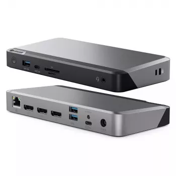 Dockingstation ALOGIC MX3 USB-C triple display 100W Power Delivery