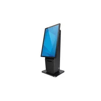 Elo Wallaby Pro zelfbedieningsbalie-standaard voor 22–27 inch displays, zwart/zilver