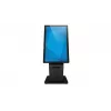 Elo Wallaby Pro zelfbedienings-balievoet voor 22-27-inch beeldschermen, zwart/zilver