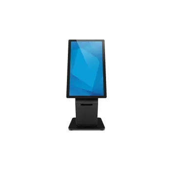 Elo Wallaby Pro zelfbedieningsbalie-standaard voor 22–27 inch displays, zwart/zilver