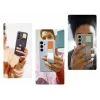 Cover Samsung Galaxy S24+ lichtblauw monochromatisch tafelstandaard