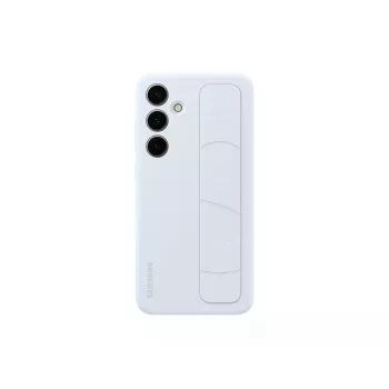 Cover Samsung Galaxy S24+ lichtblauw monochromatisch tafelstandaard