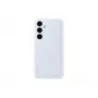 Cover Samsung Galaxy S24+ lichtblauw monochromatisch tafelstandaard