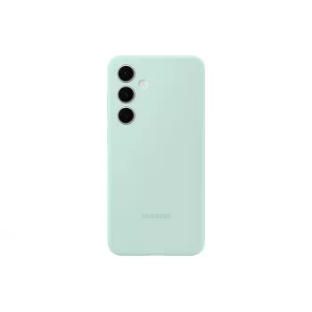 Siliconenhoes Samsung Galaxy S24 FE cover mintkleur