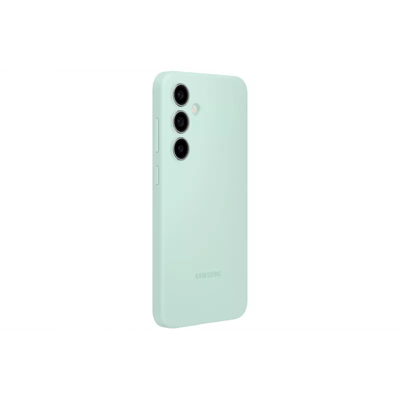 Siliconenhoes Samsung Galaxy S24 FE cover mintkleur