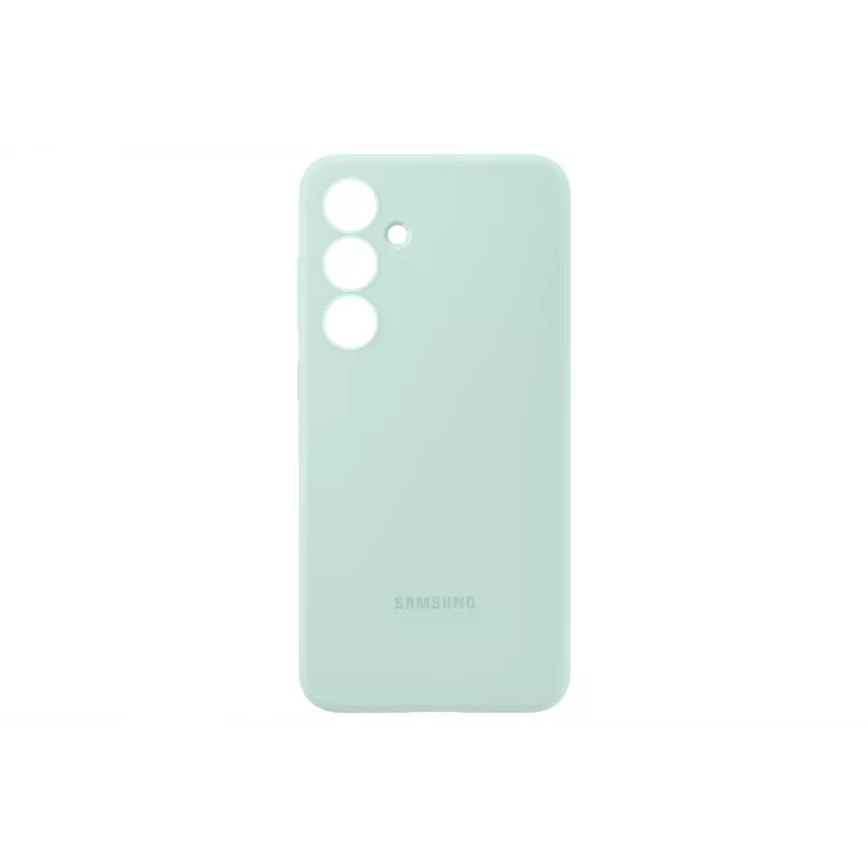 Siliconenhoes Samsung Galaxy S24 FE cover mintkleur