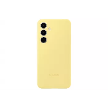 Cover Samsung Galaxy S24 FE silicone case monochromatisch geel