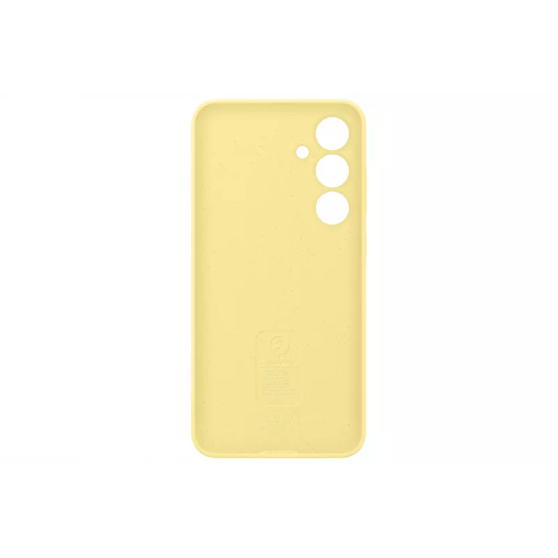 Cover Samsung Galaxy S24 FE silicone case monochromatisch geel