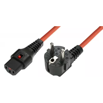 Microconnect EL248S stroomkabel oranje 3 m C13 koppeling