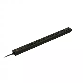 APC Easy Rack PDU, Basic, 0U, 1 fase, 3,7kW, 230V, 16A, 20 x C13 en 4 x C19 stopcontacten, IEC60309 2P+E ingang