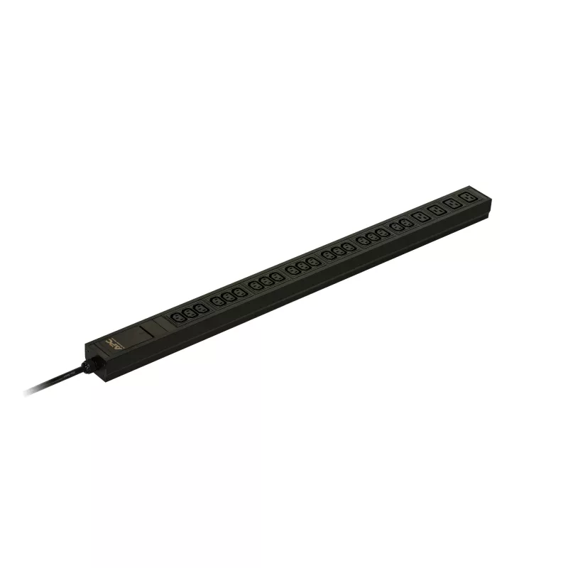APC EPDU1116B Easy Basic rack-PDU, 0U, 16A, 230V, 20 x C13- en 4 x C19-uitgangen, IEC 309 2P+E-ingang, 3 m kabel, zwart
