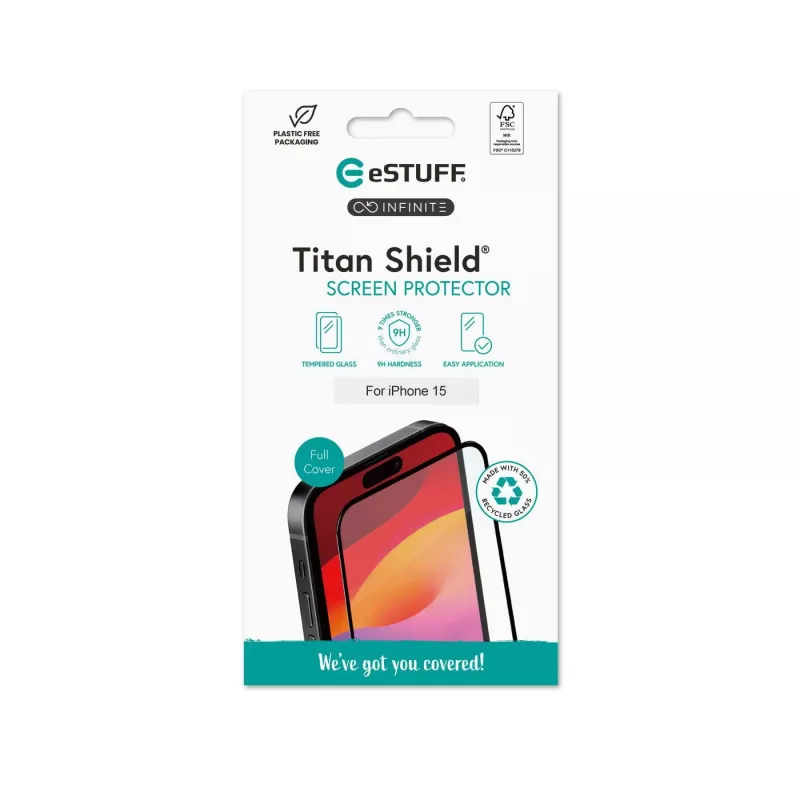eSTUFF ES501401 mobiele telefoon displayschermfolie transparante displayschermbescherming Apple 1 stk.