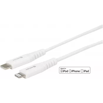 Lightning-kabel eSTUFF ES602021 0,5 m USB-C wit
