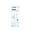 Lightning-kabel eSTUFF ES602270 3m USB-C 2,4A wit