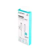 Lightning-kabel eSTUFF ES602270 3m USB-C 2,4A wit