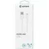 eSTUFF ES603007 USB-kabel USB 2.0 1 m USB-A naar Micro-USB-B wit