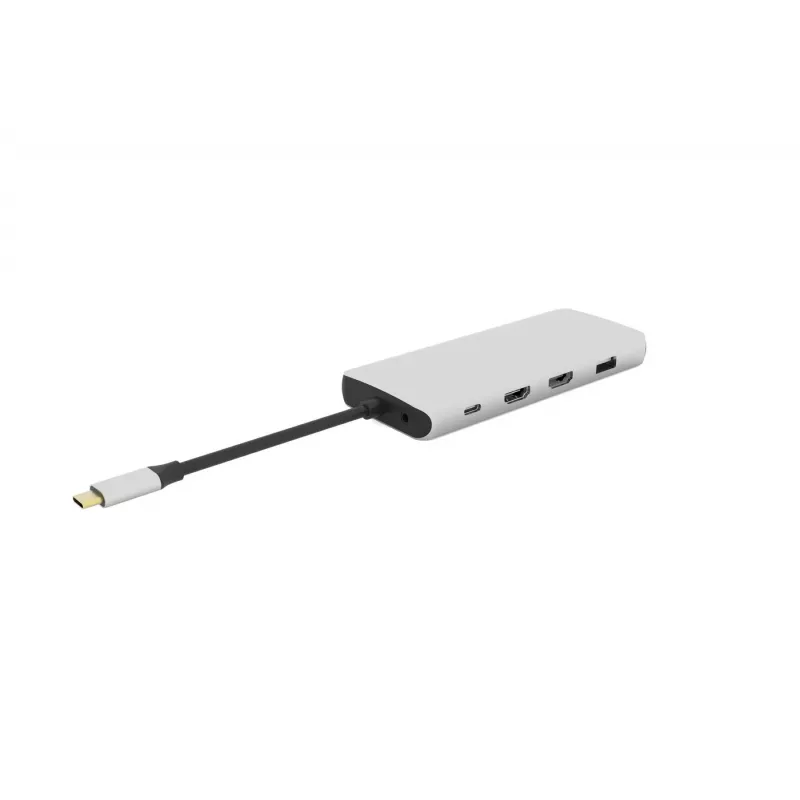 eSTUFF ES623009 interface-hub USB 3.2 Gen 1 (3.1 Gen 1) Type-C 5000 Mbit/s grijs