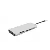 eSTUFF ES623009 interface-hub USB 3.2 Gen 1 (3.1 Gen 1) Type-C 5000 Mbit/s grijs