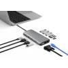 eSTUFF ES623009 interface-hub USB 3.2 Gen 1 (3.1 Gen 1) Type-C 5000 Mbit/s grijs