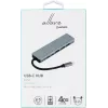 eSTUFF ES623012 laptop-dockingstation/port-replicator USB 3.2 Gen 1 (3.1 Gen 1) Type-C grijs