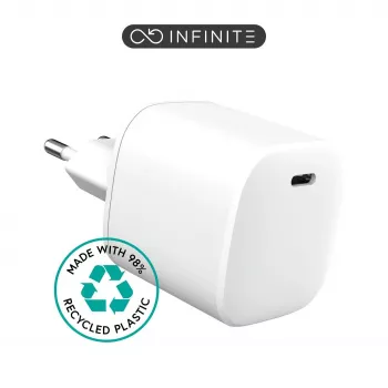 eSTUFF ES637045 mobiele oplader smartphone wit AC snelopladen binnen