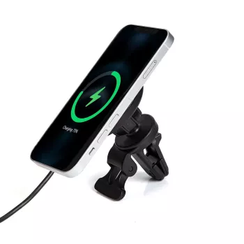 eSTUFF ES638130 mobiele oplader smartphone aluminium sigarettenaansteker draadloos opladen snelopladen auto
