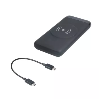 eSTUFF ES641042 powerbank lithium-polymeer (LiPo) 10000 mAh draadloos opladen zwart