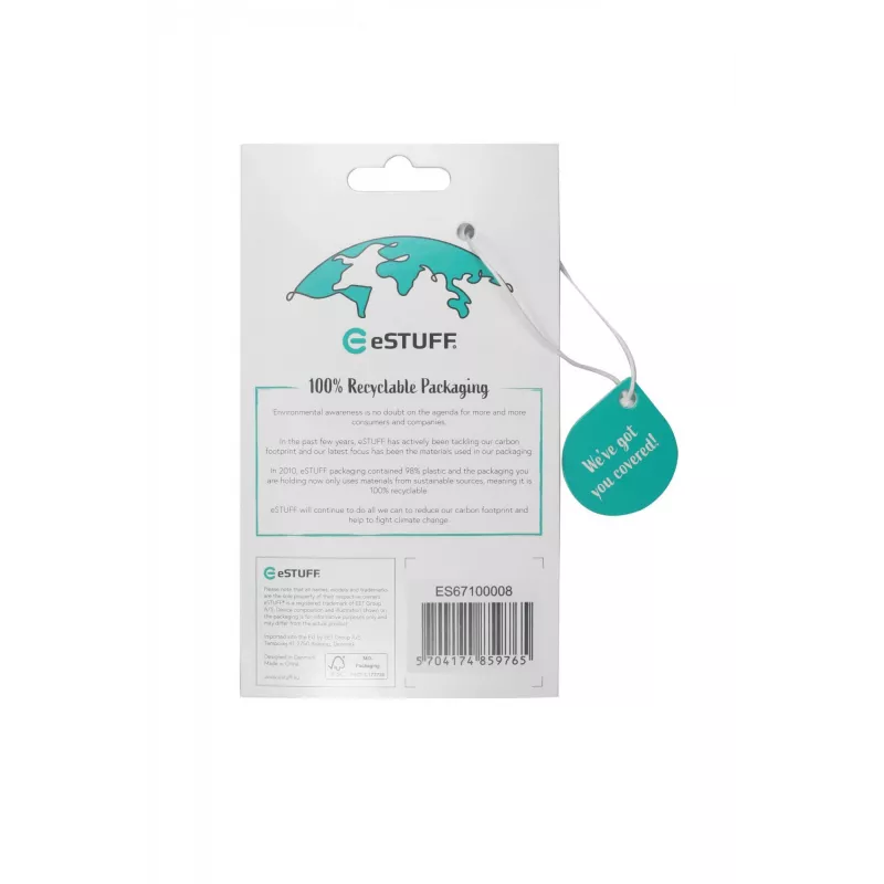eSTUFF ES67100008 telefoonhoesje 17 cm (6.7 inch) hoesje transparant