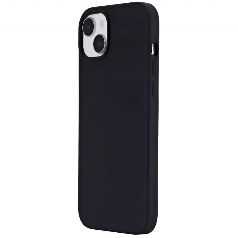 eSTUFF Infinite Riga ES67120026 hoesje voor iPhone 15 Plus, MagSafe-compatibel, siliconen, polycarbonaat, zwart