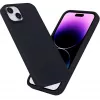eSTUFF Infinite Riga ES67120026 hoesje voor iPhone 15 Plus, MagSafe-compatibel, siliconen, polycarbonaat, zwart