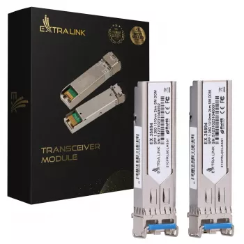 SFP-module Extralink EX.35894 1,25 Gbit/s LC/UPC 1310 nm 2 km singlemode DOM 2-pack